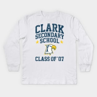 Clark Secondary School Class of 07 - Superbad (Variant) Kids Long Sleeve T-Shirt